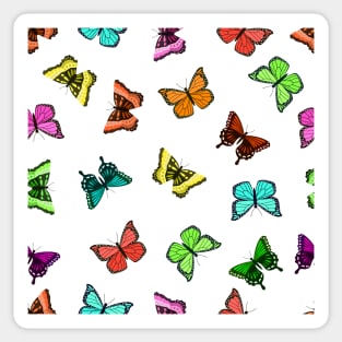 colorful butterfly Sticker